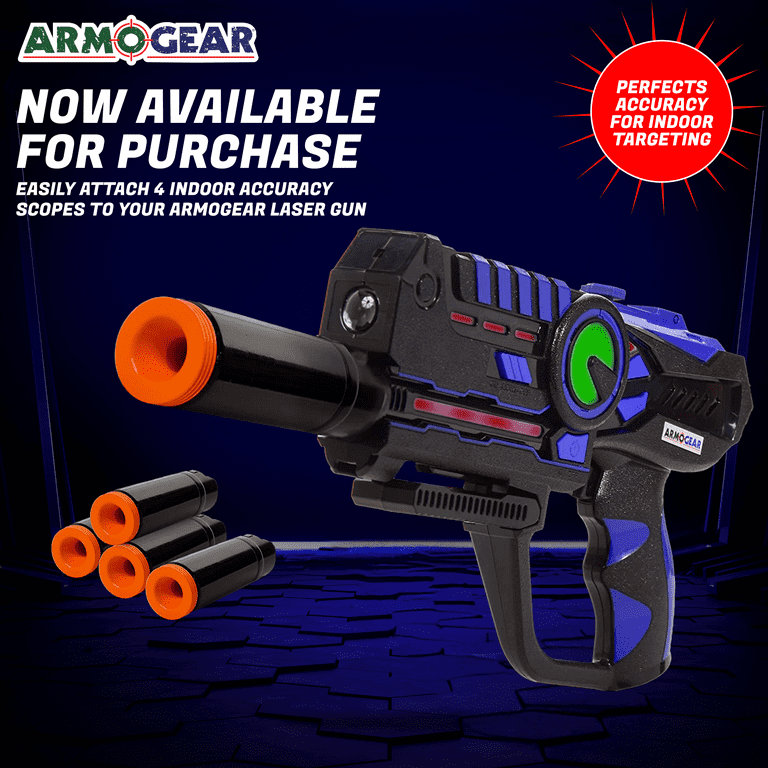 ArmoGear Infrared Laser Tag Set with Guns and Vests, Mega