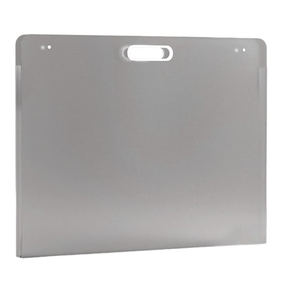Selrti Clear Art Portfolio Case, Waterproof PP Portfolio Folder, Lightweight Portable Storage Bag for Artwork And Documents
