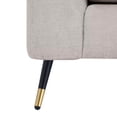 thumbnail image 5 of LAVANE 8 inch / 20cm Metal Furniture Legs, Set of 4 Mid Century Modern Iron Oblique Tapered Furniture Replacement Feet Black Gold for Home DIY Project Sofa Couch Cabinet Table Chair, 5 of 5