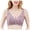 Grey, variant on Women Wireless Workout Bra Front Closure Underwire Free Bra Large Cup Support Comfort Thin Strap Back Design 40D Grey