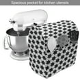 thumbnail image 2 of Geometric Stand Mixer Cover, Minimalist Pattern with Abstract Hexagon Shapes in Simplistic Tones Contemporary, Kitchen Appliance Organizer Bag Cover with Pockets, 5 Quarts, Black White, by Ambesonne, 2 of 4