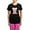 With Pink Pant, variant on CafePress - Pink Pig Women's Dark Pajamas - Women's Short Sleeve Print T-Shirt and Pants Dark Cotton Pajama Set