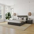 thumbnail image 3 of Nexera Milo Ensemble de Chambre Réversible 4 Pcs, Gris, Grand, 3 of 6