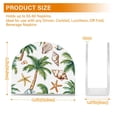 thumbnail image 3 of Shells Palm Trees Napkin Holders for Tables Napkin Stand Paper Holder Organizer Tabletop Tissue Box Dispenser, 3 of 8