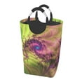 thumbnail image 1 of DouZhe 50L Rectangular Laundry Basket, Fractal Twirl Whirlpool Prints Waterproof Foldable Laundry Hamper with Aluminum Handles, 1 of 6