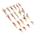 thumbnail image 4 of 40x Pintado 1/50 Playa Multitud O Calibre Personas Modelo Conjunto de Arena Diorama Hugo Figuras de personas pintadas en escala O, 4 of 9