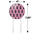 thumbnail image 2 of Acrylic Wacky Pineapples Pattern Cake Topper Party Decoration for Wedding Anniversary Birthday Graduation, 2 of 7