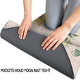 thumbnail image 3 of Pioneer Flower Floral Print Pattern Hot Yoga Mat Towel Non Slip for Hot Yoga - Quick-Drying Yoga Mat Cover with 4 Corner Pockets with Travel Bag - Hot Yoga Towel Non Slip 74"x26", 3 of 6