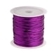 thumbnail image 2 of Cinta de seda colorida de 23 m para decoración de paquetes festivos y festivos, 1 mm, color morado púrpura, 2 of 9