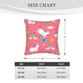 thumbnail image 4 of Kll Yoga Unicorn Decorative Throw Pillow Covers Velvet Soft For Couch Sofa Bedroom Living Room Outdoor -16"X16", 4 of 8