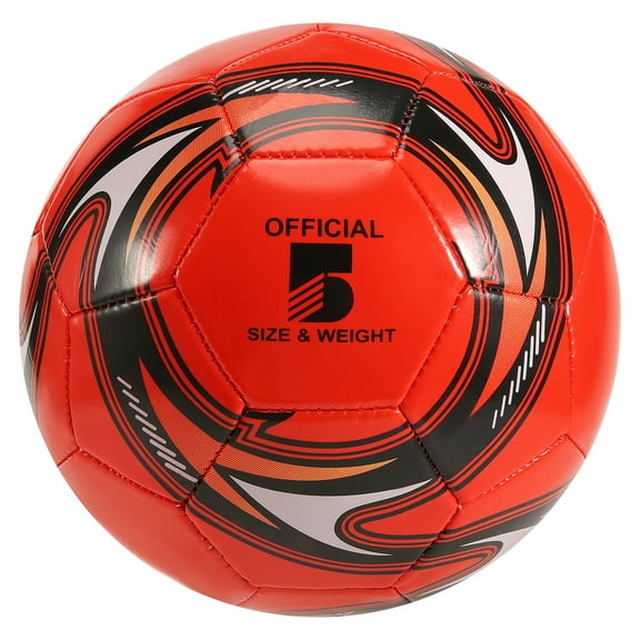 Size 5 Official Soccer Training Competition Outdoor Football Red