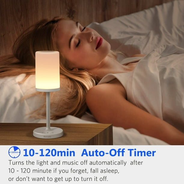 SuoKom Lampe de chevet tactile Lampe de table de contrôle avec