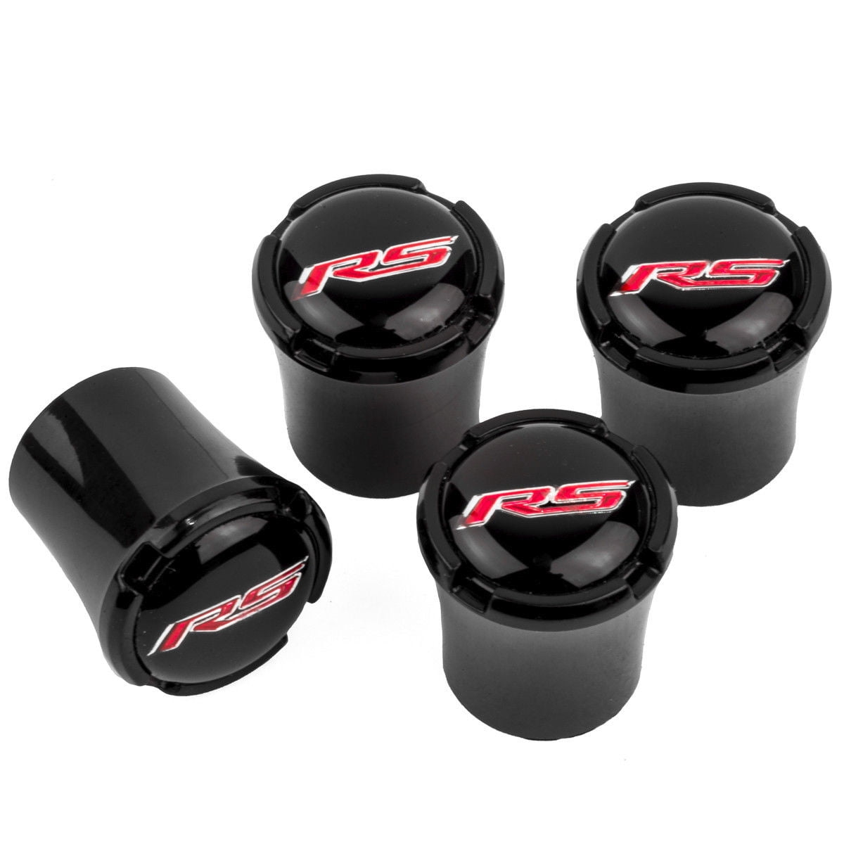 Chevy Camaro RS All Black Valve Stem Caps