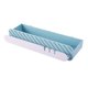 thumbnail image 1 of Estante de ducha de plástico sin perforaciones, organizador de ducha autoadhesivo de pared, azul/rosa, 1 of 7