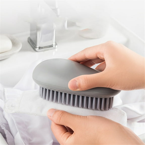 witspace Clothes Cleaning Brush Brushes for Cleaning Stain Brush for Clothes Non Slip Ergonomics Handle Scrub Brushes for Cleaning Household Cleaning Clothes Scrubbing