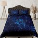 thumbnail image 1 of Star Dust Galaxy Bedding, 3D Outer Space Bedding Set Full, Cosmic Duvet Cover, 1 of 4