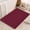 Red, variant on sruoe Bath Rugs, Bath Mats for Bathroom Floor, Bathroom Rugs, Non Slip WaterAbsorbent Stain Resistant Bath Mats, Polyester Mat, Bathroom Door Mat Household Use, Dark Gray