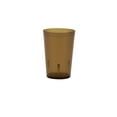 thumbnail image 2 of G.E.T. Heavy-Duty Shatterproof Stackable Plastic Tumbler Cups, BPA Free, 8 Ounce, Amber (Set of 4), 2 of 3