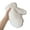 White, variant on 1 Pair Ladies Winter Mittens Thickened Soft Plush Solid Color Cozy Anti-slip Elastic Windproof Heat Retention Warm Lady Outdoor Gloves