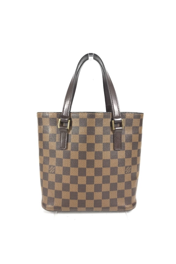 Pre-Owned LOUIS VUITTON N51171 Damier SPO Vavin PM Tote Bag/Handbag in Canvas and Ebene Brown...