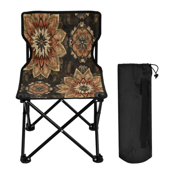 YAZAOO Camping Chairs Modern Earthy Elegance Pattern Folding chair