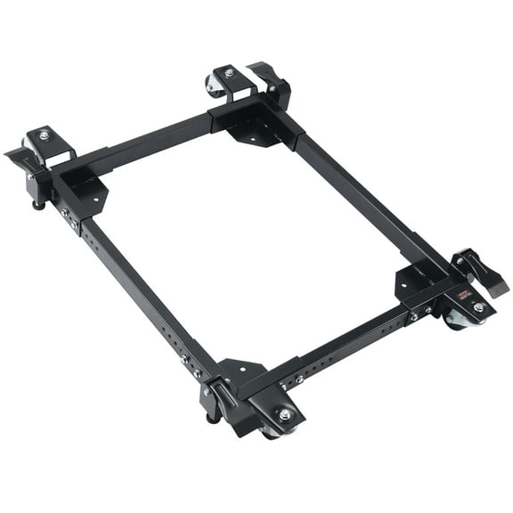 VEVOR Mobile Base, 1500 lbs Capacity, Adjustable from 20" x 24.5" to 28" x 33.5", Heavy Duty Universal Mobile Base Stand with 4 Swivel Wheels, for Woodworking Equipment, Bandsaw, Power Tool, Machine