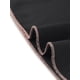 thumbnail image 5 of Conjuntos de pijama de satén para mujer INSPIRE CHIC, top de tirantes, pantalones palazzo con una máscara para dormir, 3 piezas, ropa de dormir de seda, XL, negro, 5 of 5
