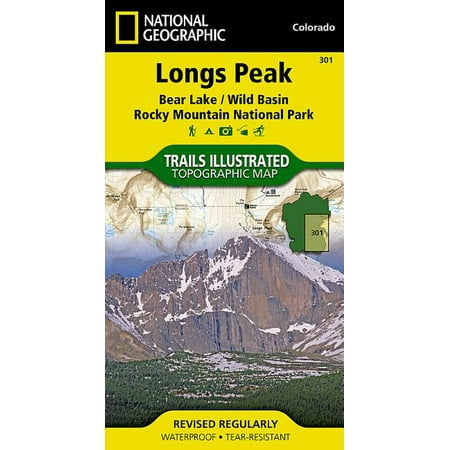 National Geographic Trails Illustrated Map: Longs Peak: Rocky Mountain National Park Map [Bear Lake, Wild Basin] (Other)