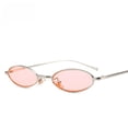 thumbnail image 4 of Gafas de sol de metal Gafas de sol ovaladas Gafas de sol de océano con montura pequeña Gafas personalizadas para hombres y mujeres, 4 of 5