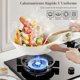 thumbnail image 2 of Juego de Sartenes Antiadherente Con Tapas, Utensilios de Cocina de Granito [Alta Antiadherente], Sartén para Freír sin PFOA, Batería de Cocina para Todo Tipo de Estufas, 6 Piezas Chef Set, 2 of 4