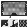 thumbnail image 3 of Aluminum Radiator Grille Guard Cover Protector Motorcycle Accessory Fits for Suzuki DL650 VStrom 20132018, 3 of 4