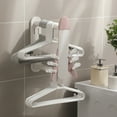 thumbnail image 1 of Balcony Retractable Hanger Storage Rack Non Perforated Wall Mounted Functional Bathroom Washbasin Storage Hanging Rack, 1 of 3