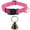 Hot Pink,L, variant on Adjustable Nylon Livestock Collar with Bell, Farm Animal Neck Strap for Goat Sheep Cattle, Anti Lost Training Collar for Horse, 18.1 to 23.6 Inches