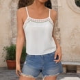 thumbnail image 2 of Womens Summer Tops Thin Loose Solid Color Top Vest on Sale, 2 of 5