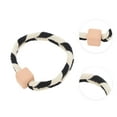 thumbnail image 3 of Unique Bargains 1 Pc Fashion Woven Hair Elastic Band for Home Beige Black, 3 of 5