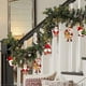 thumbnail image 5 of 12 Pcs Christmas Tree Pendants and Christmas Decorations Set - Wooden Santa Claus Ornaments with Hanging Ropes for Easy Installation, Red Festive Deco, 5 of 5