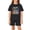 Dark Gray, variant on Grblisyd Back to School Girls' Clothing Sets Boys Cute Letter Print Short Sleeve Crew Neck Shirt and Loose shorts Outfits Size 10-12 Years