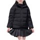 thumbnail image 4 of Parkas de manga larga para niños de talla mediana y grande, chaqueta de plumón ligera unisex de invierno, color liso, con capucha, resistente al viento y cálida, abrigo de invierno blanco de estilo co, 4 of 8