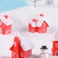 thumbnail image 4 of Gymnture christmas 4Pcs Mini Christmas Village Houses - Random Style, 4 of 10