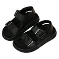 thumbnail image 5 of WUANDIXFA Sandals for Kids Boys Toddler Boys Sandals Flat Sport Beach Water Shoes Outdoor Hiking Walking Summer Sandals Black,Size US 12, 5 of 5