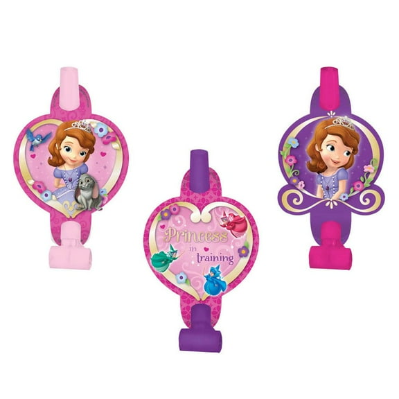 Sofia The First 5" Blowouts (8 Pack) - Party Supplies