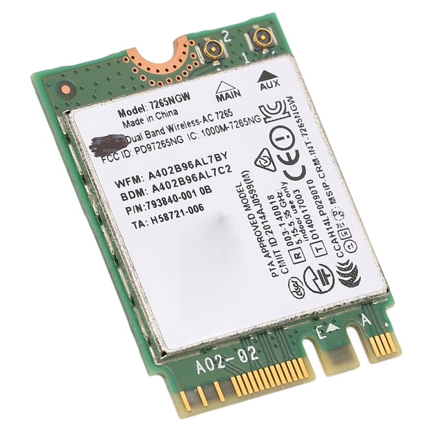 Laptop Wifi Card, Durable Portable 1200Mbps High Speed WiFi Card 4.2 2.4G 5G Dual Band For Laptops