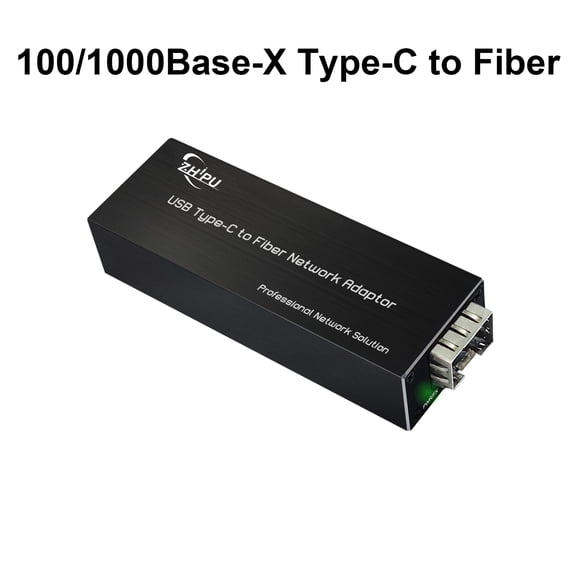 USB3.0 Type C to RJ45/SFP Gigabit Ethernet/Fiber Network Adapter 100/1000Base-X/10/100/1000M/2.5Gbp Compact NIC Network Card