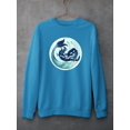 thumbnail image 3 of Mermaid Scales Sweatshirt Women -Grace Popp Designs, Female Medium, 3 of 4