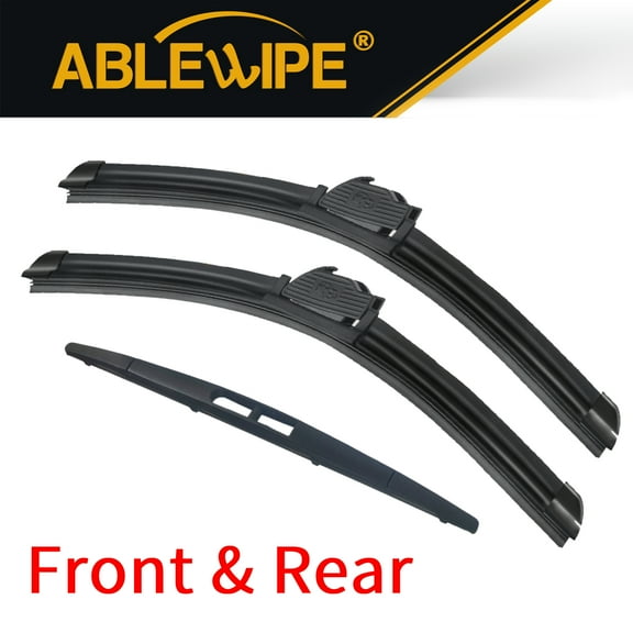 ABLEWIPE 19" 19" 12B Windshiled Wiper Blades Fit For Honda Element 2003-2011, Pack of 3 for Front & Rear Window, Y29A785S