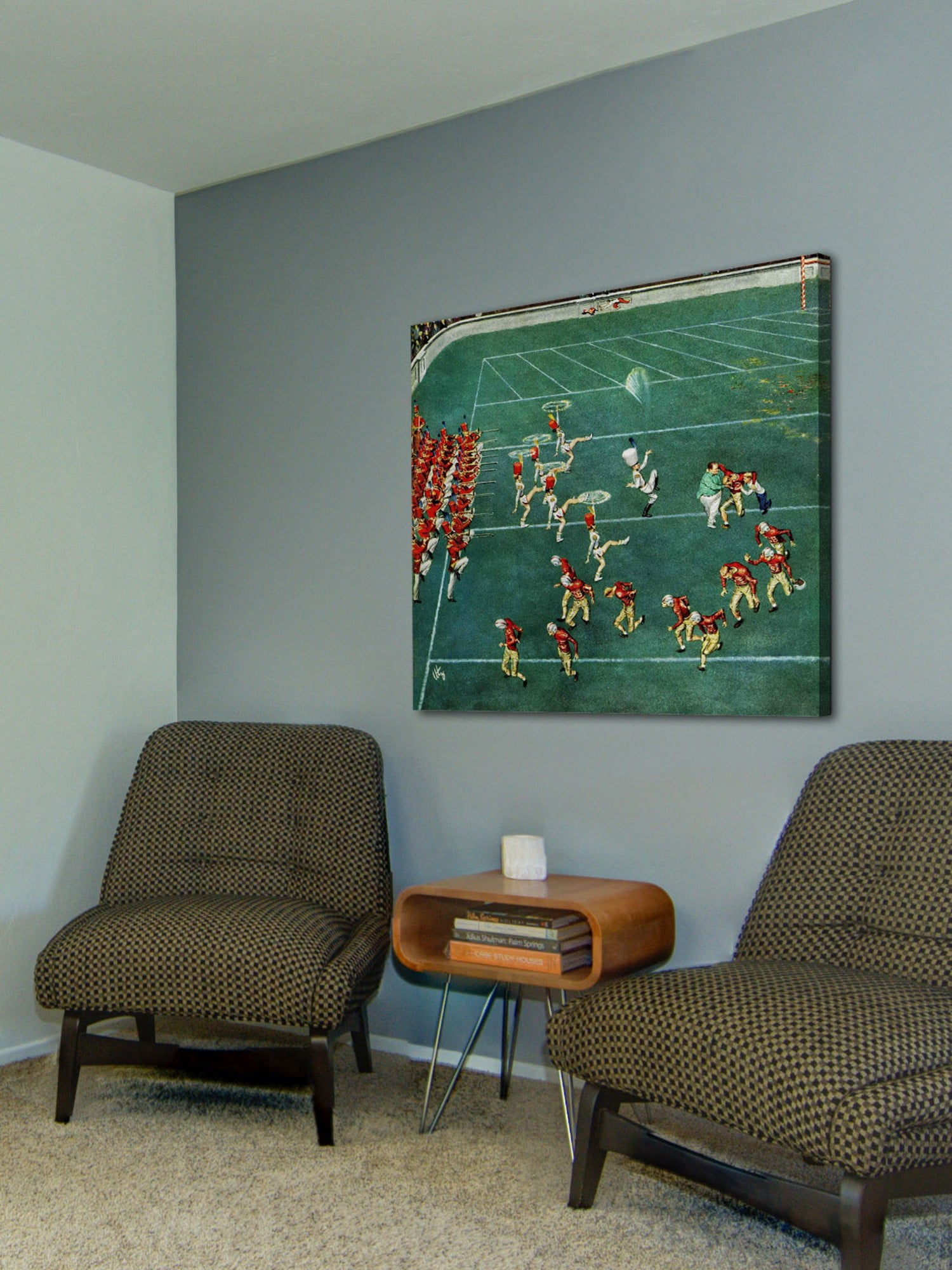 Marmont Hill Marching Band at Halftime by Thornton Utz Painting Print on Canvas