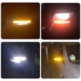 thumbnail image 2 of Walbest 2 Pieces Reflective Car Stickers Set Rearview Mirror Reflective Warning Stickers Car Side Reflective Stickers Car Handle Protectors and Handle Paint Scratch Films for Car Safety (Green), 2 of 7