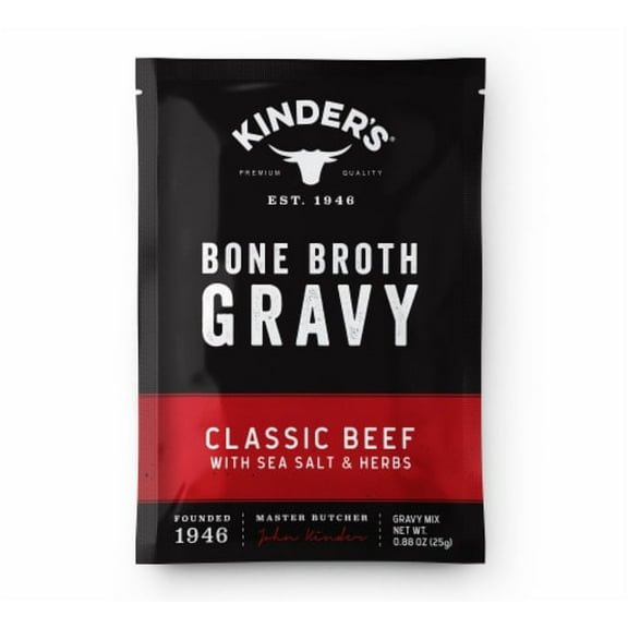 2X-Kinder's Classic Beef Bone Broth Gravy Mix - 0.88 oz