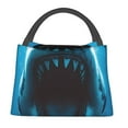 thumbnail image 1 of Fotbe Open-Mouthed Shark Bolsa Térmica Portátil con Estampado, Bolsa de Entrega de Alimentos Aislada, Bolsa Reutilizable de Gran Capacidad para Comidas y Supermercado, 1 of 6