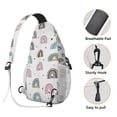 thumbnail image 4 of Symmetrical Ink Style Sling Backpack Lightweight Crossbody Bag for Travel, Hiking and Photography Essentials, 4 of 5